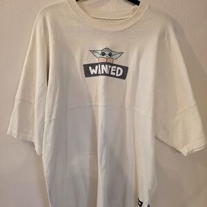 Disney Parks Star Wars Baby Grogu Beige Short Sleeve Spirit Jersey - Xl